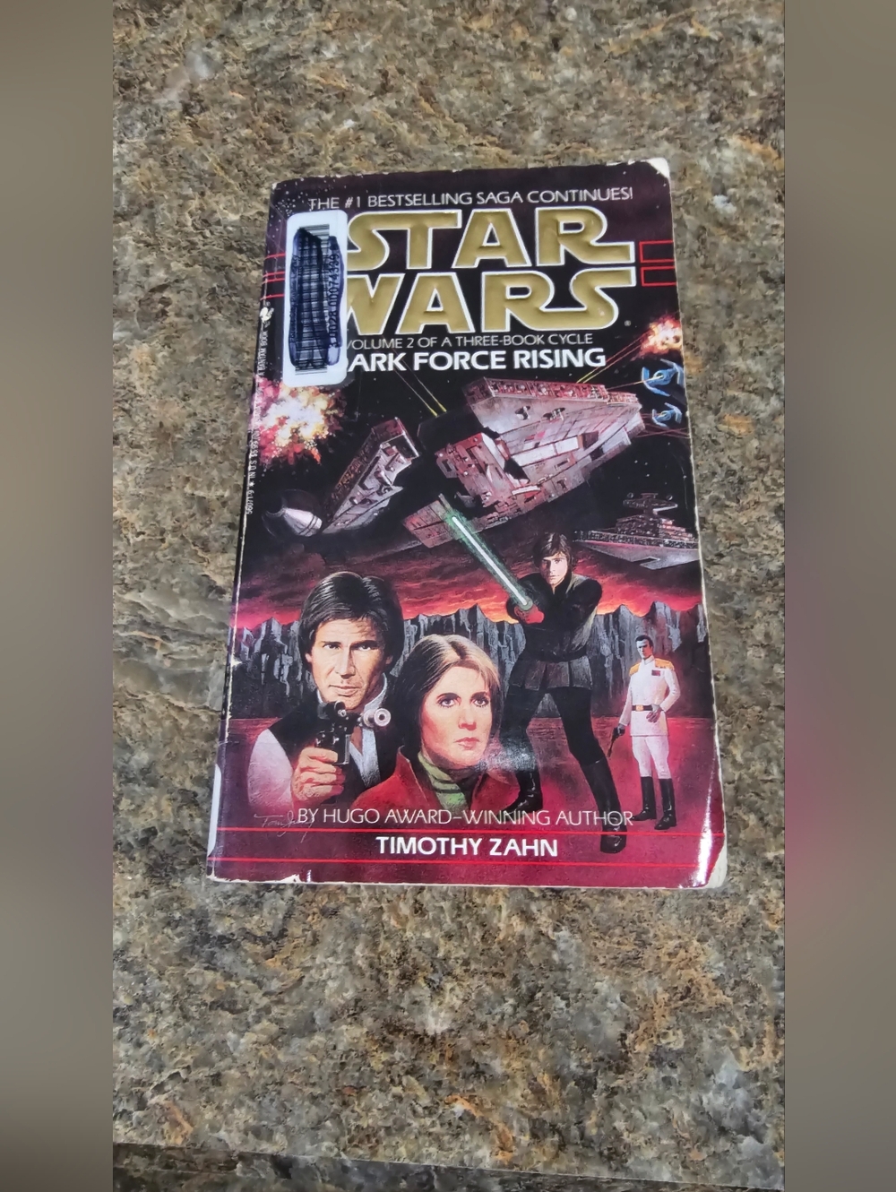 Star Wars: Dark Force Rising by Timothy Zahn - Red & Black Paperback